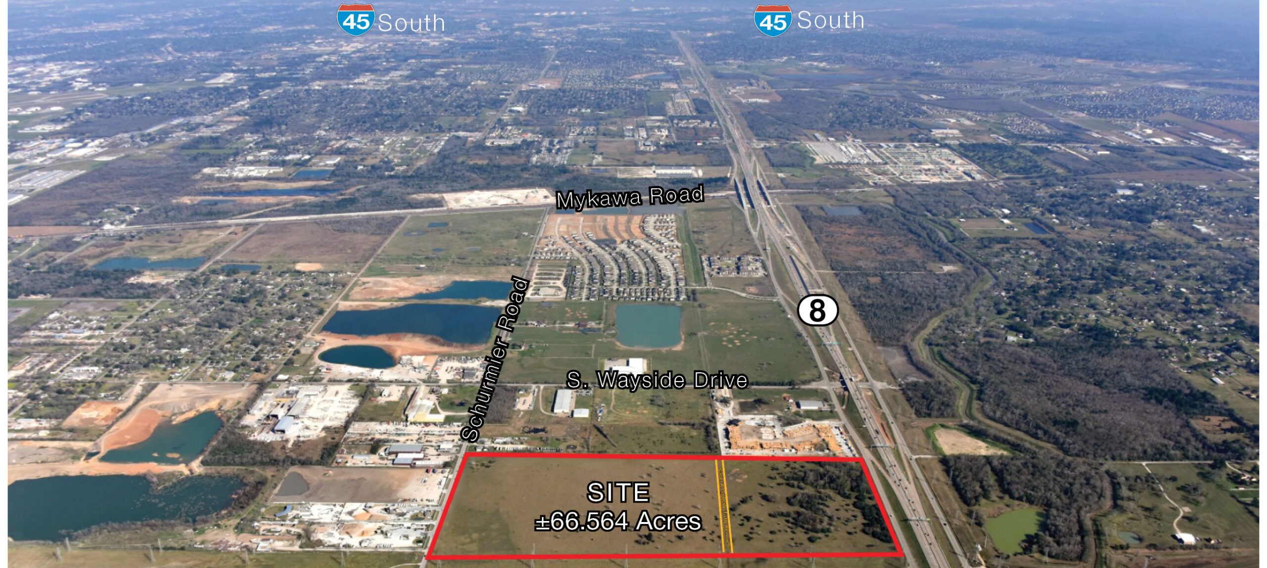 NAI Partners arranges the sale of 66.33 acres of land at 5805 S. Sam Houston Parkway E. Partners Real Estate