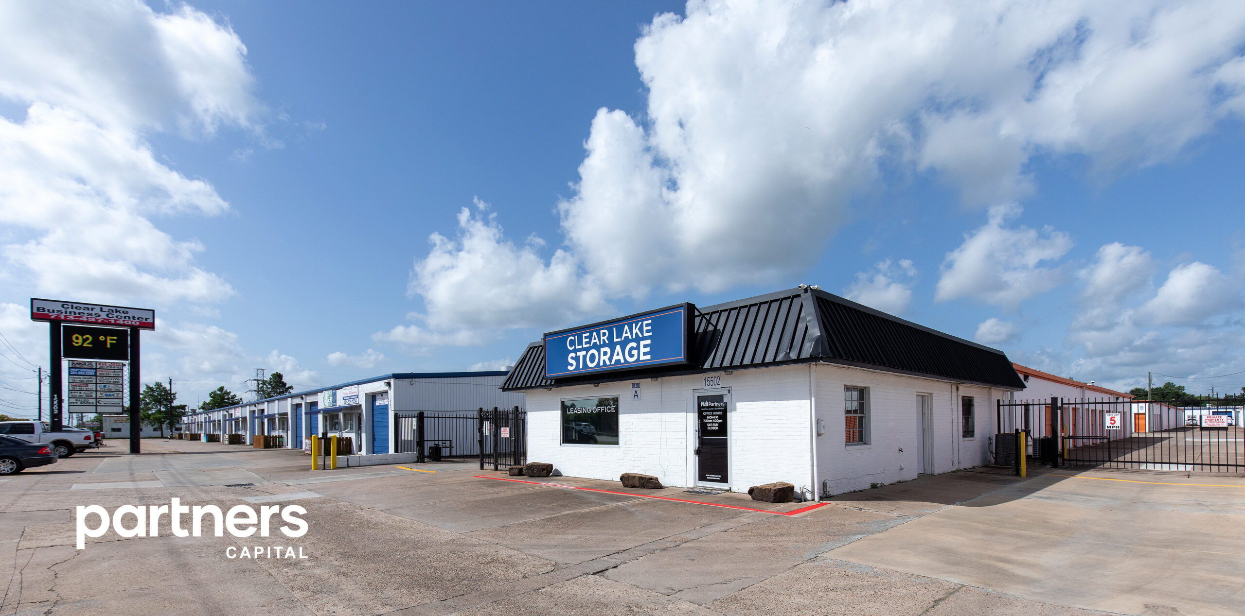 Partners Capital sells Clear Lake Business Center in Webster, Texas