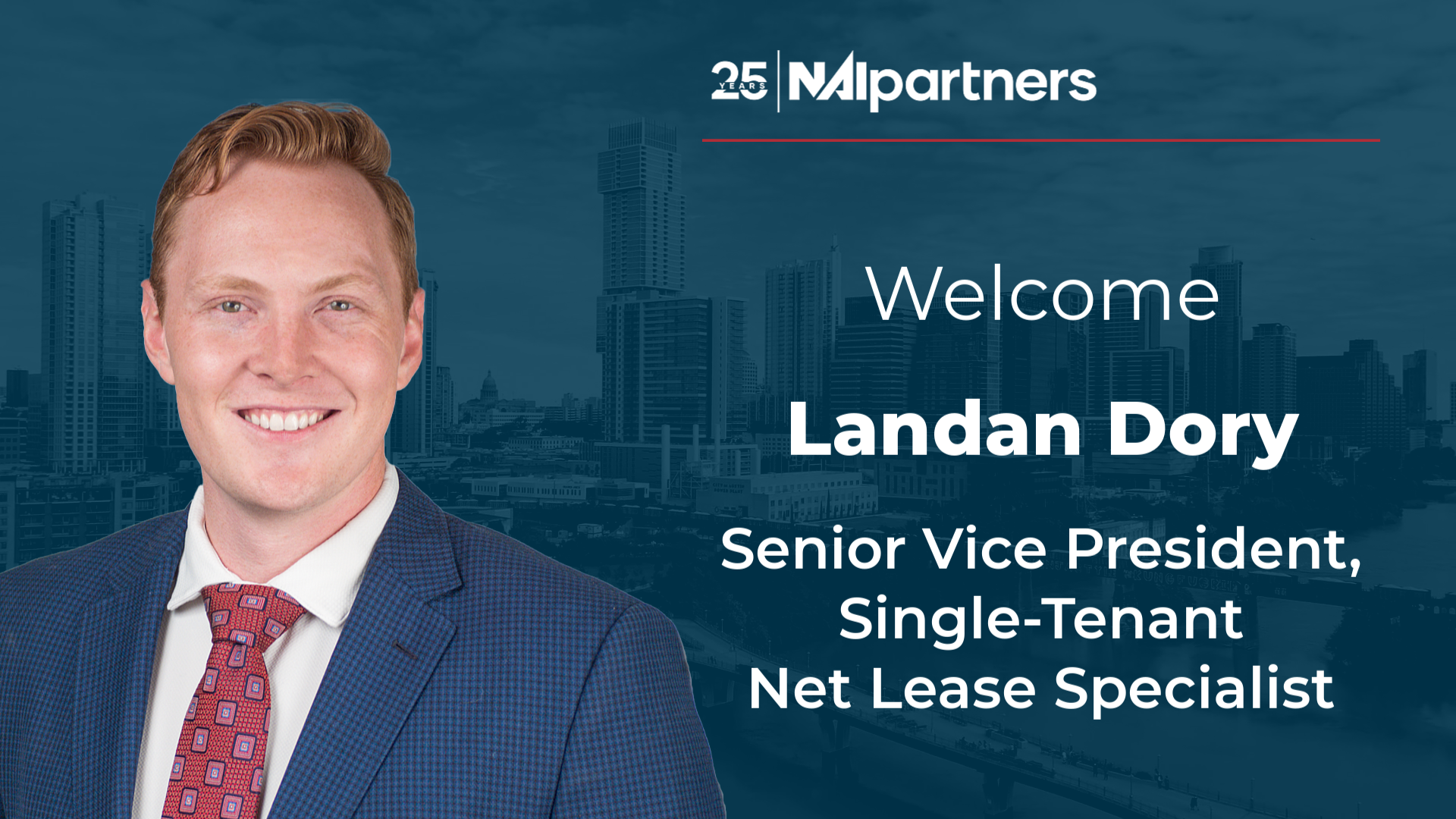 Landan Dory joins NAI Partners’ Texas Investment Sales Division as Senior Vice President