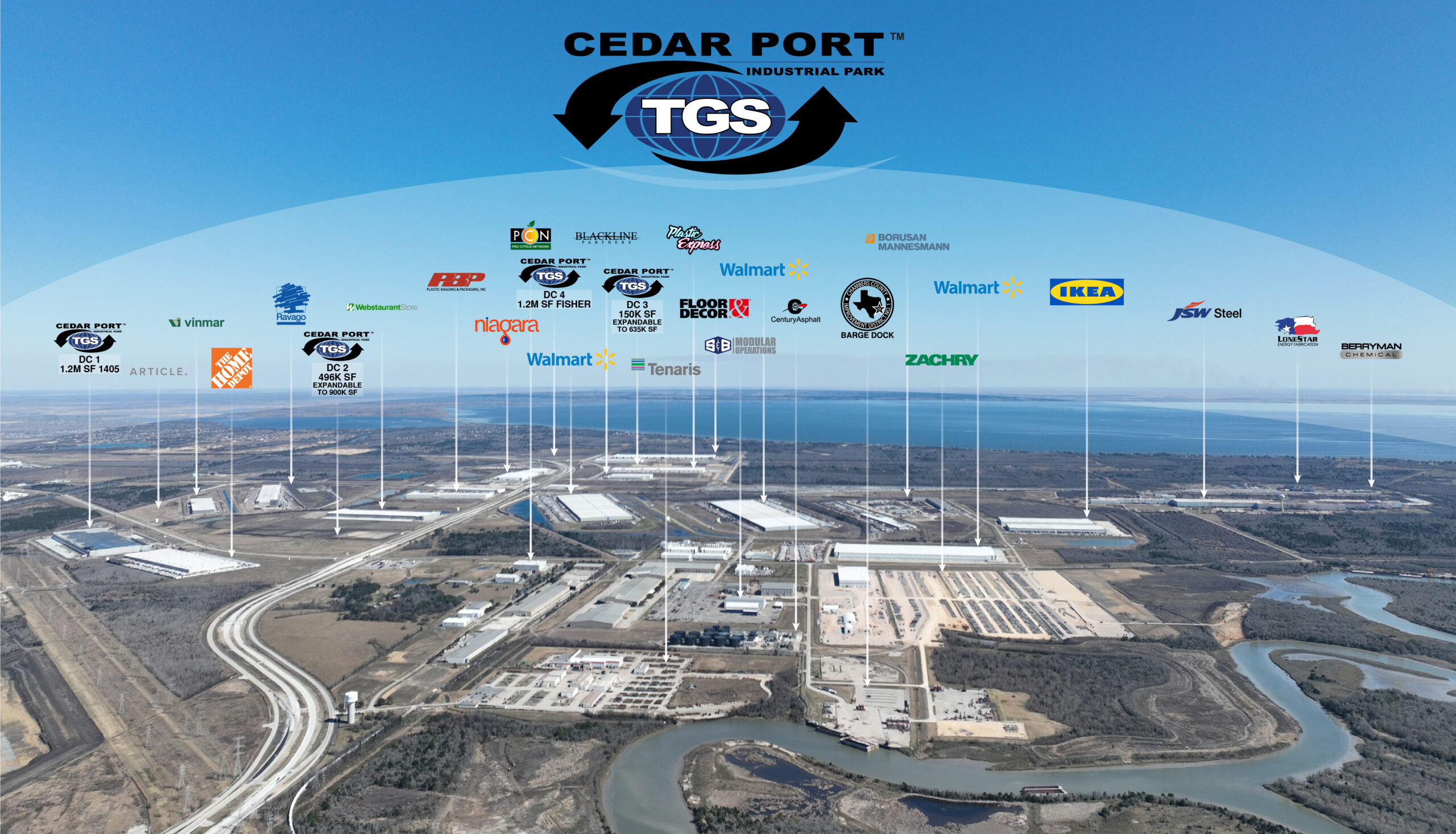 TGS Cedar Port Industrial Park announces 507,000-sq.-ft. build-to-suit warehouse for online furniture retailer Article Partners Real Estate
